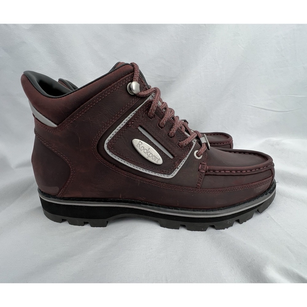 Rockport XCS Umbwe II Burgundy Waterproof Mweka Casual Dress Boots Men Sz 8